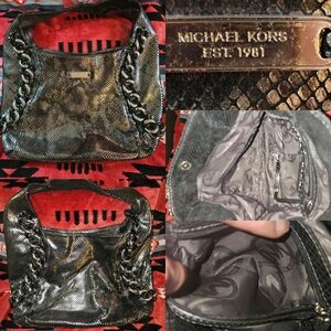 Michael Kors Metallic Shoulder Bag